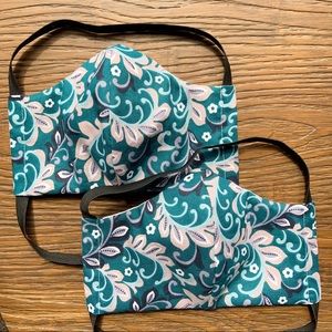 SET OF 2 Cotton Face Mask with Filter Pouch